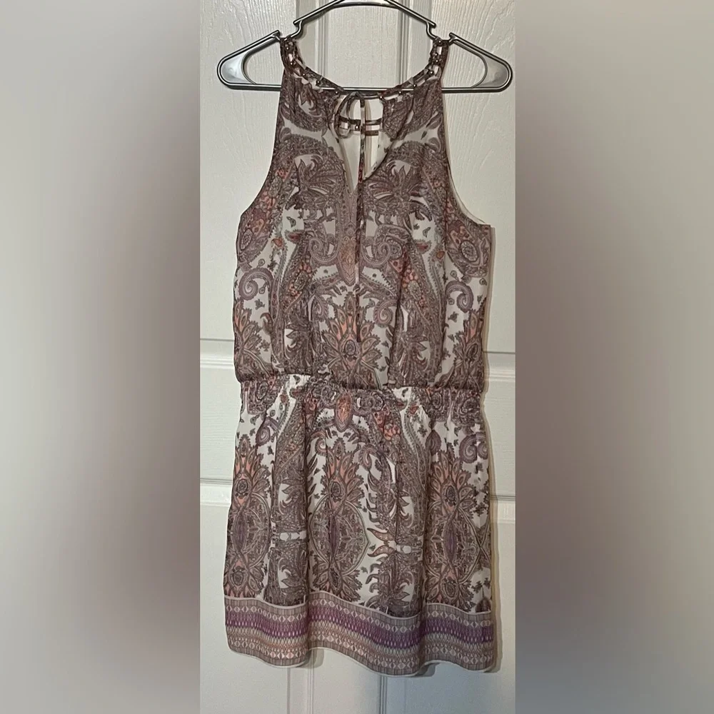 White House Black Market Size M Mini Halter Dress - Picture 2 of 4